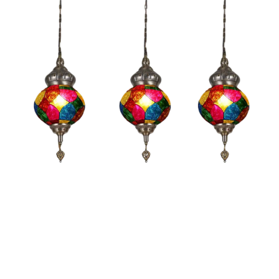 Lustre Oriental Multicolore Boyd