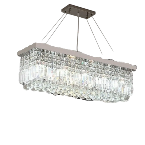 Lustre Rectangulaire En Cristal
