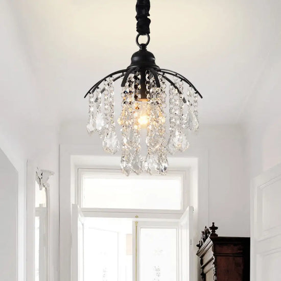 Lustre Salon En Faux Cristal Américain Perez