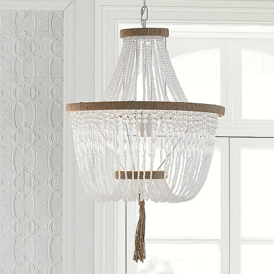 Lustre Scandinavie Corbeille Perles Brunissende Yy-Pd914 Luminaire Chambre