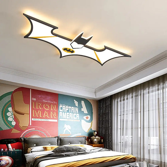 Lustre Super Heros Batman Noir Chambre