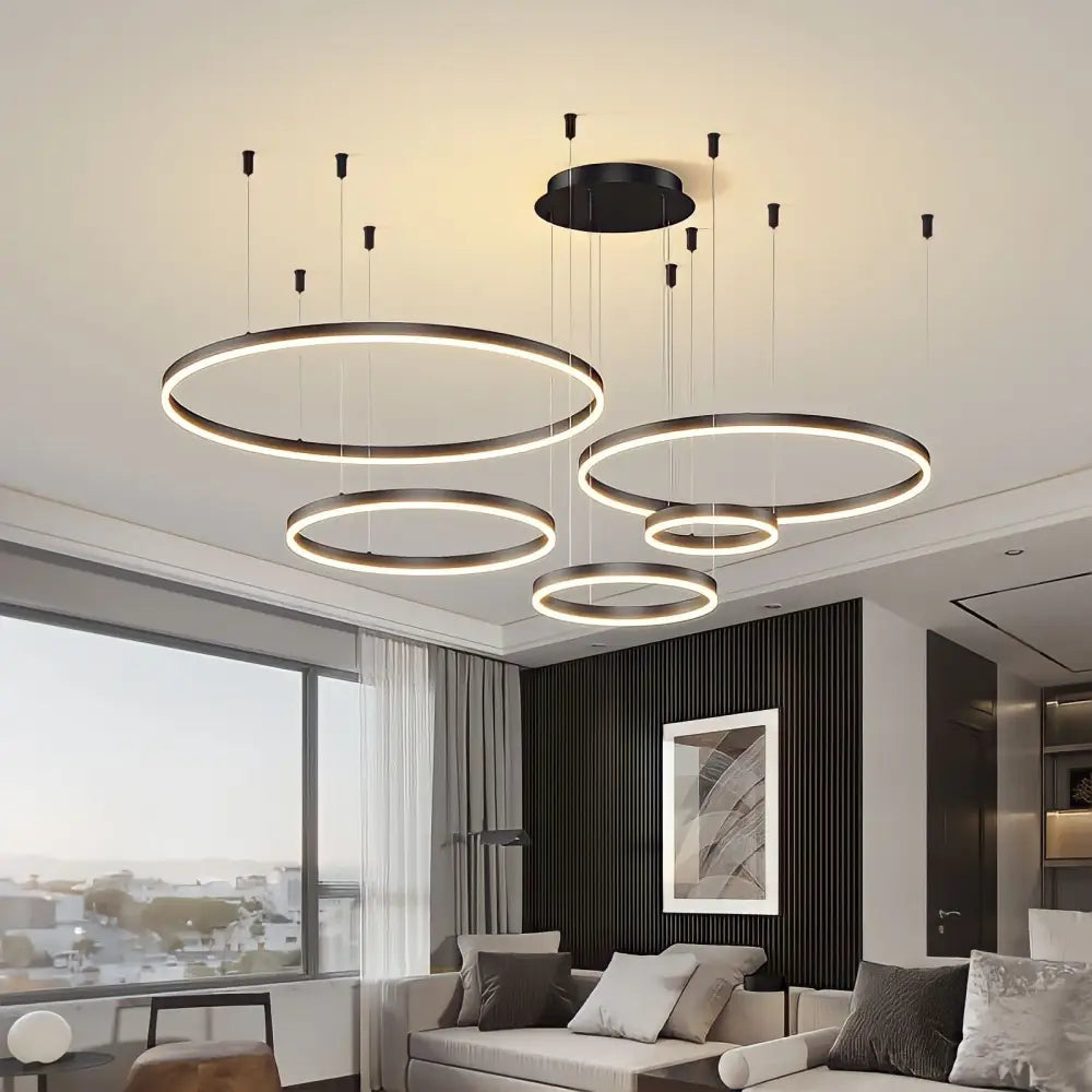 lustre suspension cercle | Luminaire Lucciano