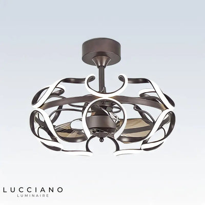 Lampadario ventilatore dal design unico