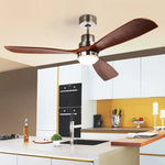 Lustre Ventilateur En Bois