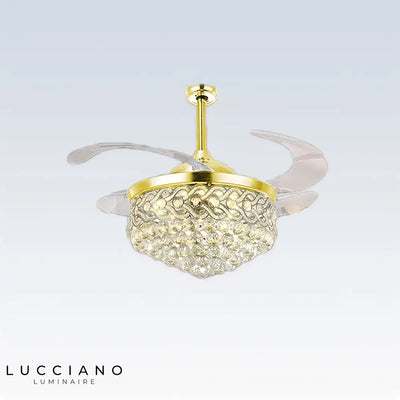 Lampadario ventilatore moderno e chic
