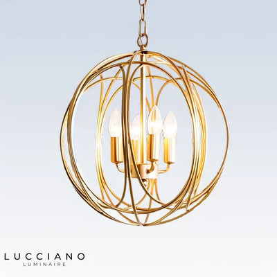 Vintage ball chandelier
