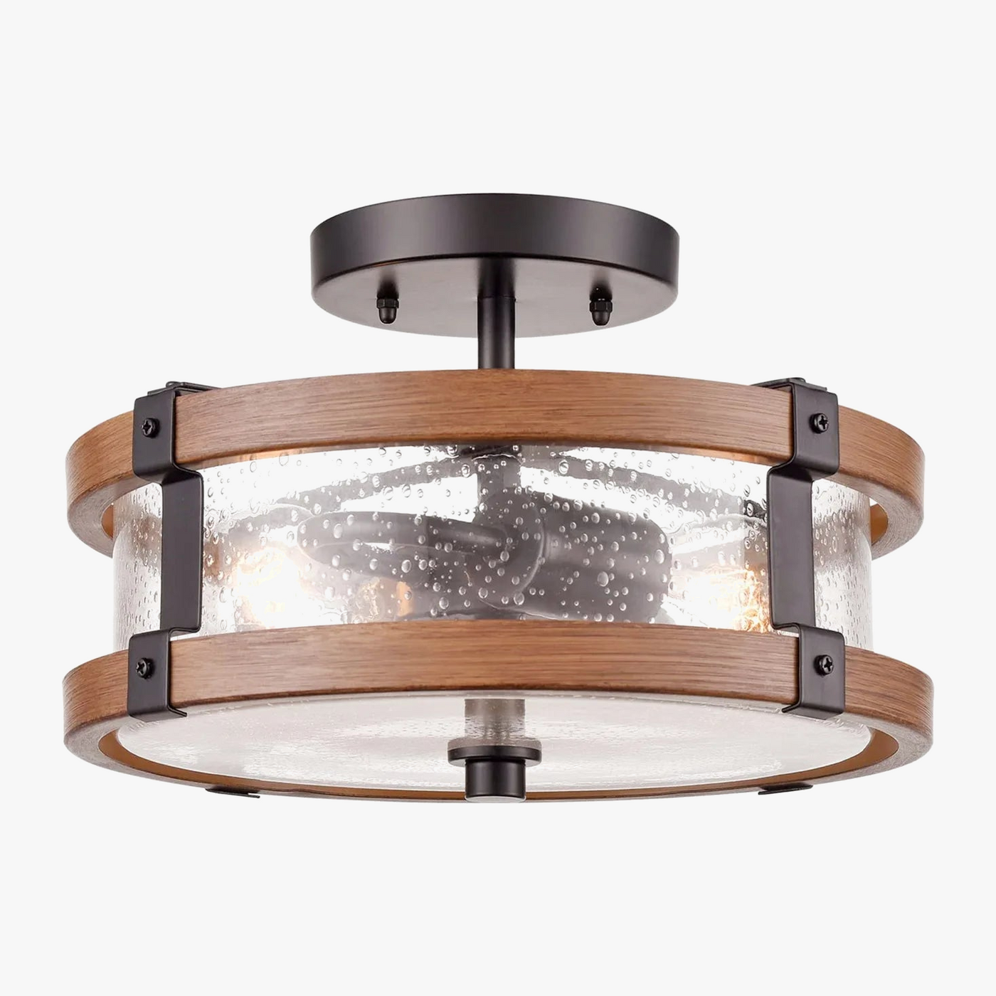 lustre vintage rond pour intérieur style loft moderne