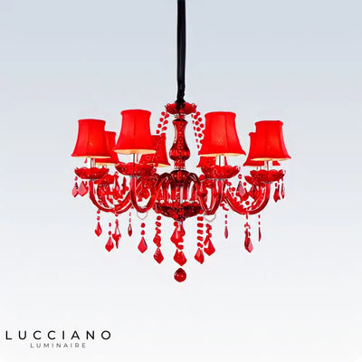 Lustre vintage rouge Cook