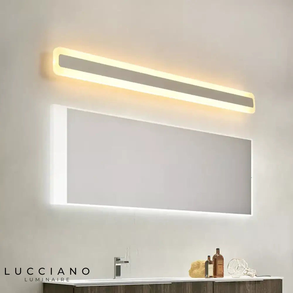 Neo Gleam Moderne Applique Led Étanche Longueur 400Mm 16W / Blanc Chaud Murale Chambre
