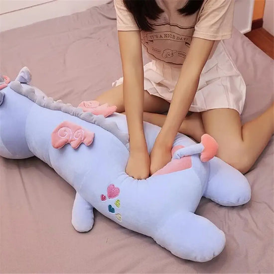 Peluche veilleuse licorne à lumière LED