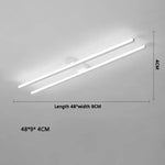 Plafonnier Industriel Led Barre Warren Blanc / Chaude Luminaire Chambre