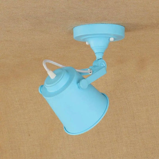 Plafonnier Industriel Led Métal Rétro Luminaire Chambre