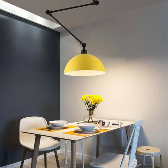 Plafonnier Led Articulé Macaron Coloré Luminaire Chambre