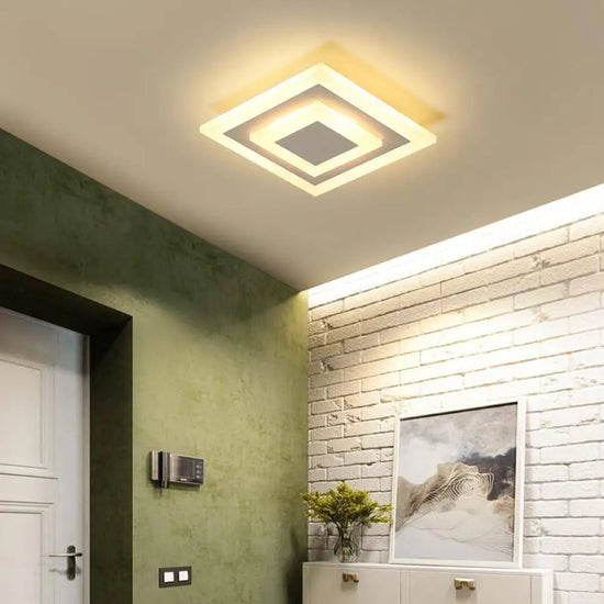 Plafonnier Led Carré Chambre Luminaire