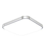 Plafonnier Led Carré Chromé Arrondi Luminaire Chambre