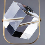 Plafonnier Led Cristal Carré Sollya Luminaire Chambre