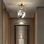 Plafonnier Led Cristal Carré Sollya Luminaire Chambre