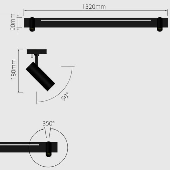 Plafonnier Led Design Deux Spots Dulce Luminaire Chambre