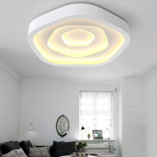 Plafonnier Led Design Géométrique Luminaire Chambre