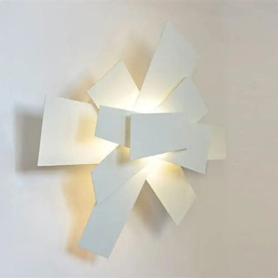 Plafonnier Led Design Planches Blanc Luminaire Chambre