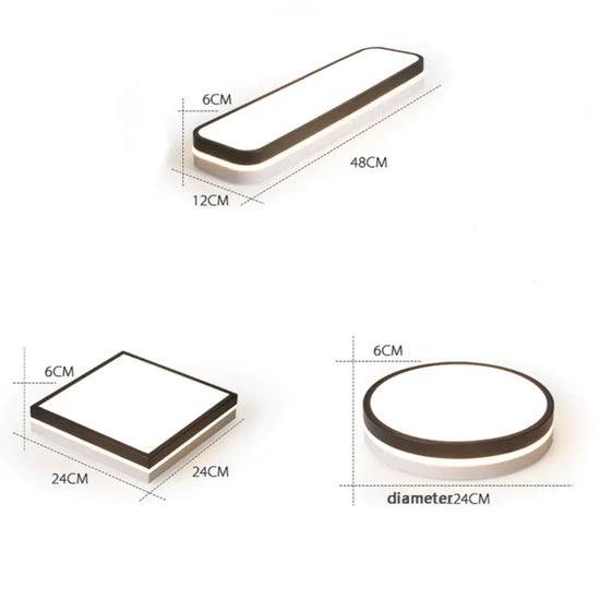 Plafonnier Led Géométrique Chelsea Bicolore Luminaire Chambre