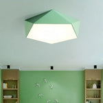 Plafonnier Led Géométrique Coloré Luminaire Chambre