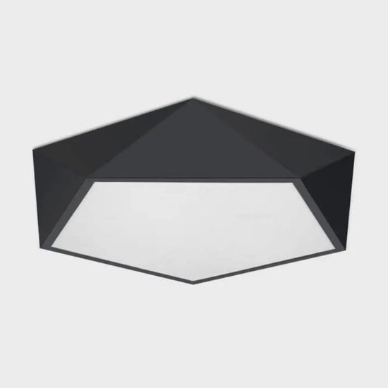 Plafonnier Led Géométrique Diamant Luminaire Chambre