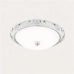 Plafonnier Led Rond Acrylique Doré Argenté Luminaire Chambre