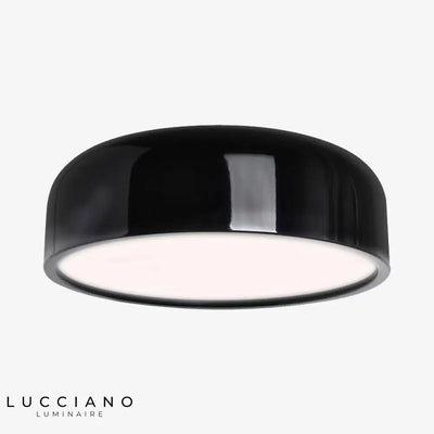 Smithfield round aluminum LED ceiling light