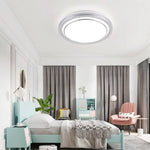 Plafonnier Led Rond Blanc Design Luminaire Chambre