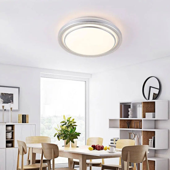 Plafonnier Led Rond Blanc Design Luminaire Chambre