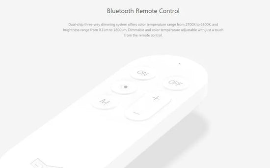 Plafonnier Led Rond Bluetooth Télécommande Luminaire Chambre