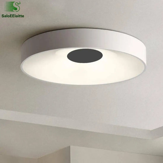 Plafonnier Led Rond Creux Design Luminaire Chambre