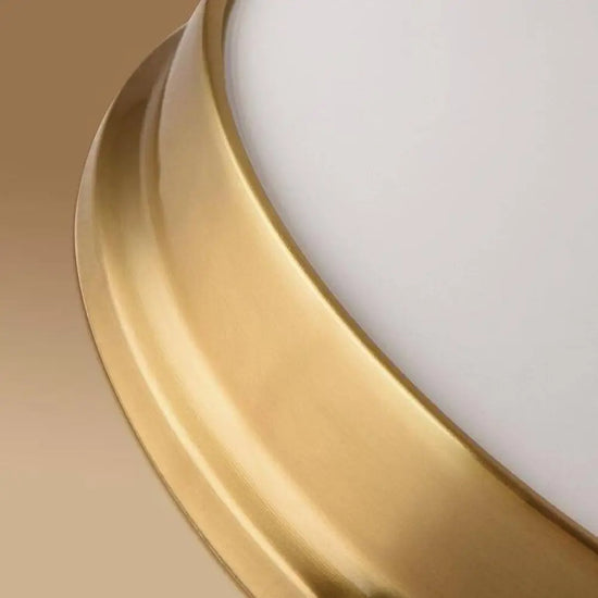 Plafonnier Led Rond En Métal Épais Luminaire Chambre