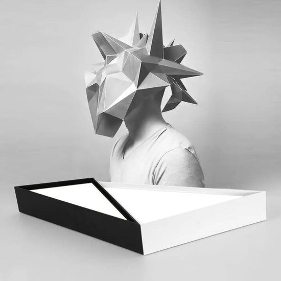 Plafonnier Led Triangle Géométrique Moderne Luminaire Chambre