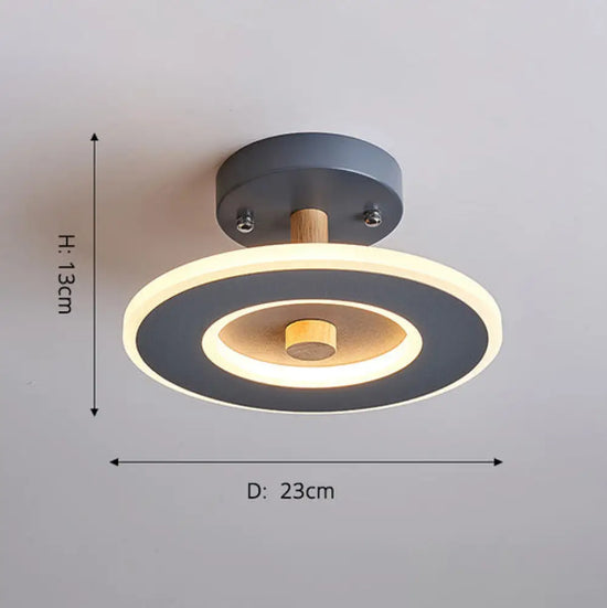 Plafonnier Métal Design Formes Originales Vert / C - D23X13Cm Chaude Luminaire Chambre