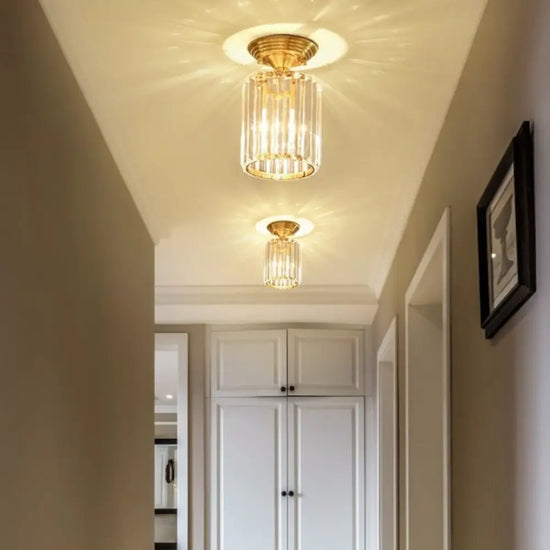 Plafonnier Moderne Cristal Luxury Lylia Luminaire Chambre