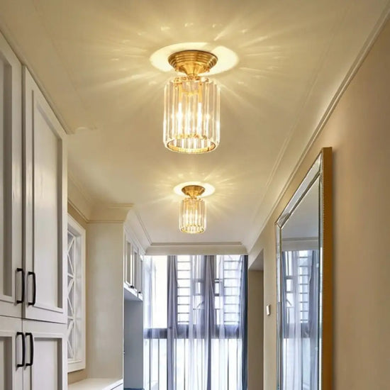 Plafonnier Moderne Cristal Luxury Lylia Luminaire Chambre