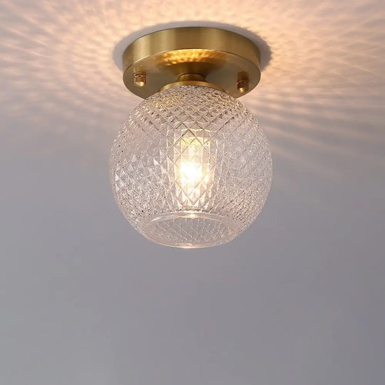 Plafonnier Moderne Diara En Verre Luminaire Chambre