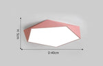 Plafonnier Pour Chambre Adulte Rose / 40Cm