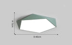 Plafonnier Pour Chambre Adulte Vert / 40Cm