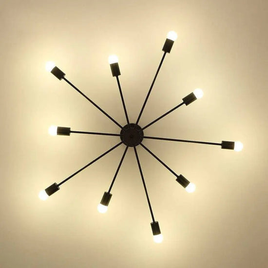 Plafonnier Soleil À Branches Coréen Luminaire Chambre