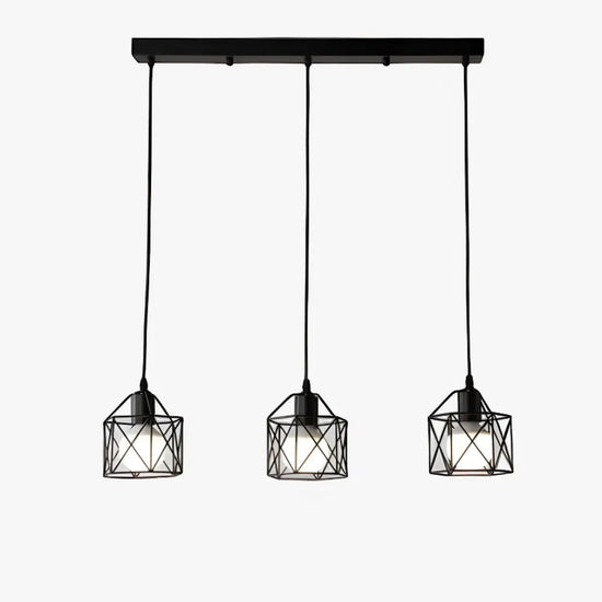 Plafonnier Suspendu Cuisine 3 Lampes Lustre & Plafonnier