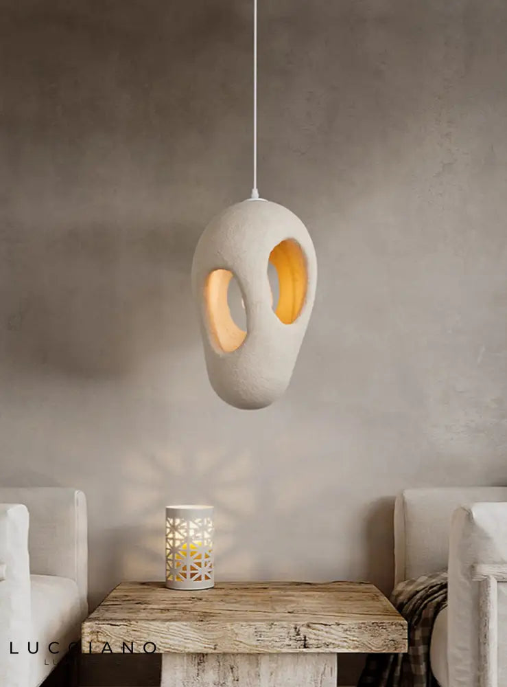 Plafonnier Wabi Sabi Suspendu D’intérieur | Cuisine Salle À Manger A: 27X43Cm Lustre &