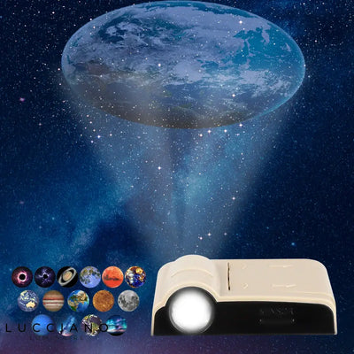 Proiettore LED visivo luna facile da riporre