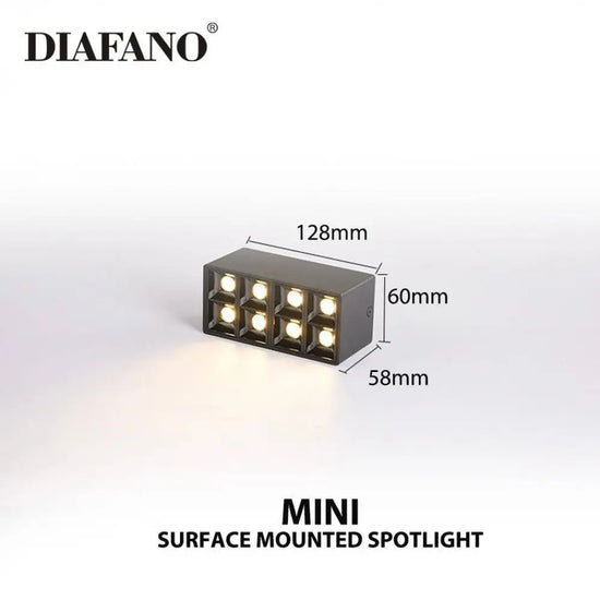 Rectangle Led Box Light En Métal Luminaire Chambre