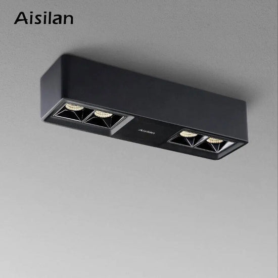 Spot Led Rectangulaire Moderne En Métal Luminaire Chambre