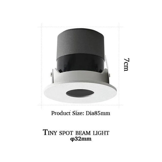 Spot Led Rond Encastré Modèles Variés E / Froide 5W Luminaire Chambre