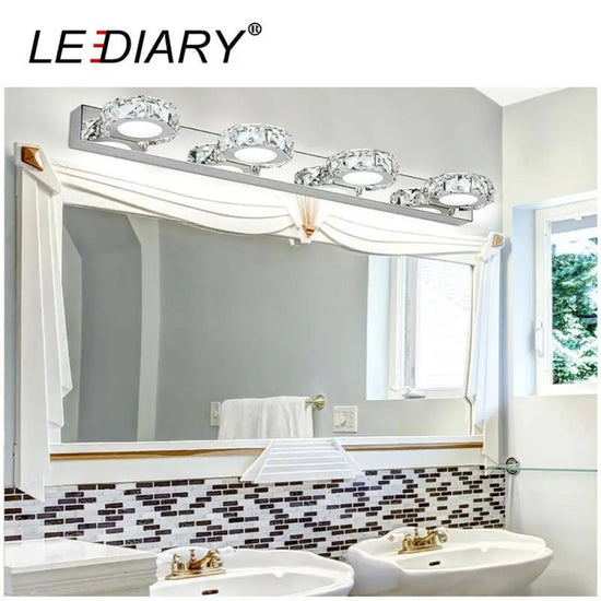 Spot Mural Led Cristal Lediary Luminaire Doré