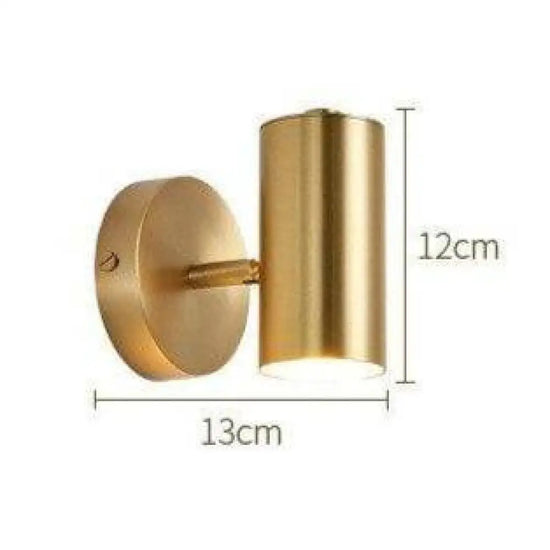 Spot Mural Led Doré Orientable Applique Murale Chambre